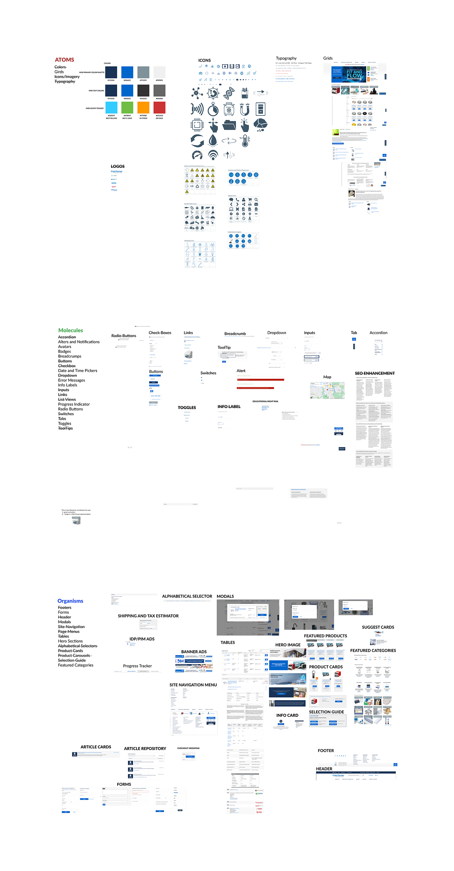 Atomic Design System Breakdown